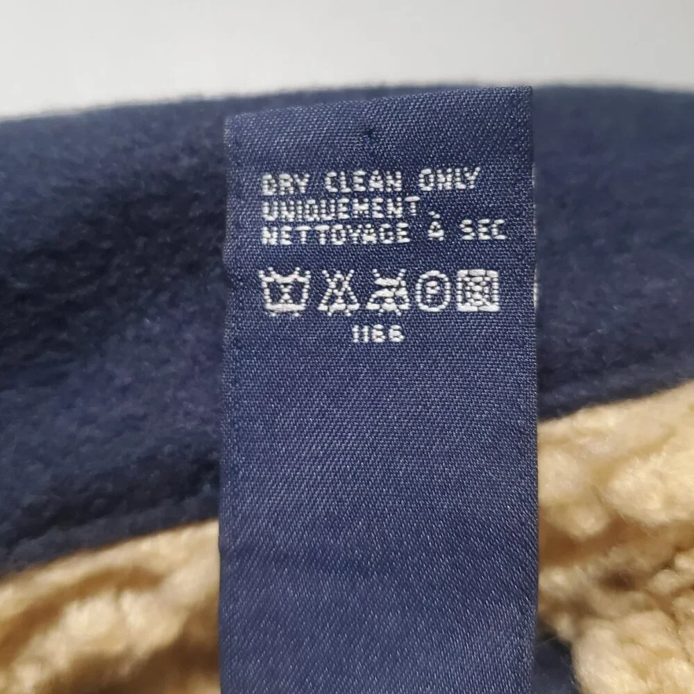 GAP Navy Kids Button-Front Pea Coat